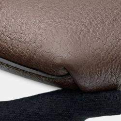 Pre Owned حقيبة يد غوتشي "أوفيدينا جامبو جي جي" جلد وقماش بني/بيج مقاس متوسط