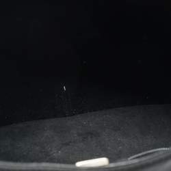 مملوكة مسبقًا حقيبة يد غوتشي توت نايلون أسود بمقبض من الخيزران