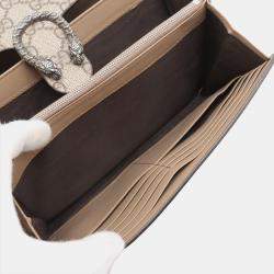 مملوكة مسبقًا Gucci Brown GG Supreme Dionysus Chain Wallet