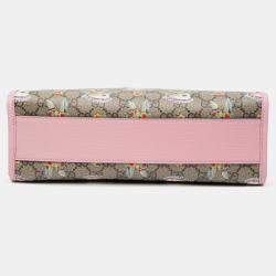 مملوكة مسبقًا حقيبة غوتشي ساتشيل أرنب زهور يوكو هيغوتشي جي جي سوبريم بيج