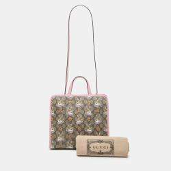 مملوكة مسبقًا حقيبة غوتشي ساتشيل أرنب زهور يوكو هيغوتشي جي جي سوبريم بيج