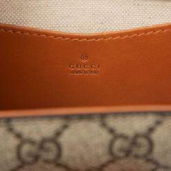 مملوكة مسبقًا حقيبة خصر قوتشي جي جي سوبر يم ويب خيزران 1947 بنية صغيرة