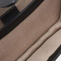 مملوكة مسبقًا Gucci Black Small Dollar Calfskin Interlocking G Crossbody