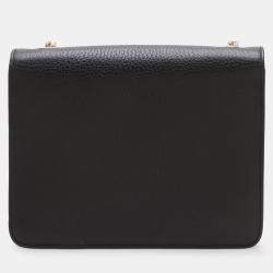 مملوكة مسبقًا Gucci Black Small Dollar Calfskin Interlocking G Crossbody