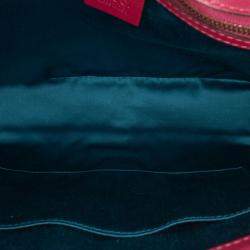 مملوكة مسبقًا حقيبة كتف غوتشي مخمل مطرز أعمى عن الحب كبير GG وردي مارمونت ماتيلاسيه