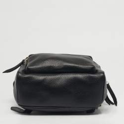 Pre Owned حقيبة ظهر غوتشي سوهو سلسلة جلد سوداء