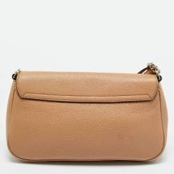 مملوكة مسبقًا حقيبة كتف غوتشى جلد سوهو أسود بسلسلة وقلاب