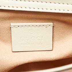 مملوكة مسبقًا Gucci Bamboo Diana Mni Off White Leather Tote