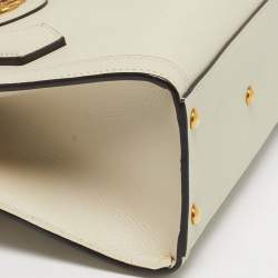 مملوكة مسبقًا Gucci Bamboo Diana Mni Off White Leather Tote