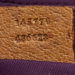 مملوكة مسبقًا Gucci Horsebit Multicolor Leather and Velvet Satchel