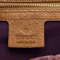 مملوكة مسبقًا Gucci Horsebit Multicolor Leather and Velvet Satchel