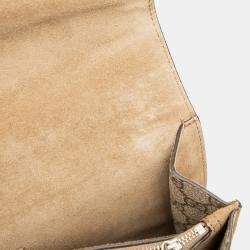 Pre Owned Gucci Brown Medium GG Supreme Dionysus Shoulder Bag