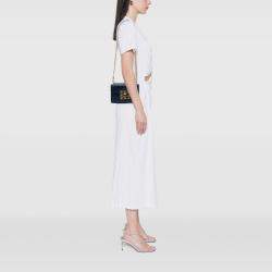 Pre Owned حقيبة كروس غوتشي بادلوك جوتشيسيما صغيرة زرقاء