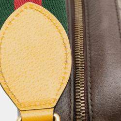 Pre Owned حقيبة كروس بودي غوتشي جي جي ويب سوبريم بني نيو فينتاج