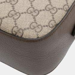 Pre Owned حقيبة كروس بودي غوتشي جي جي و�يب سوبريم بني نيو فينتاج