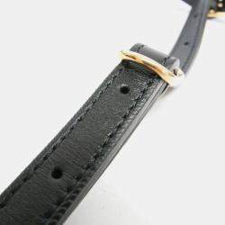 مملوكة مسبقًا Gucci Bamboo Leather Backpack Handbag Black