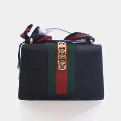 Pre Owned Gucci Medium Calfskin Sylvie