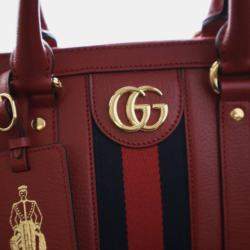 مملوكة مسبقًا حقيبة دفل سافوي غوتشي جلد بقر كبير