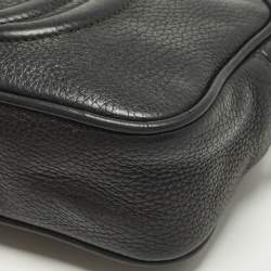 مملوكة مسبقًا Gucci Soho Disco Small Black Leather Crossbody Bag