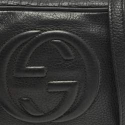 مملوكة مسبقًا Gucci Soho Disco Small Black Leather Crossbody Bag