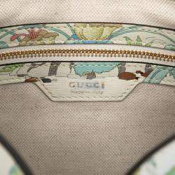 Pre Owned Gucci Blue Small Calfskin Tiger Jackie 1961 Crossbody