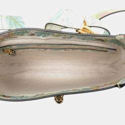 Pre Owned Gucci Blue Small Calfskin Tiger Jackie 1961 Crossbody