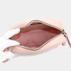 Pre Owned حقيبة كتف غوتشي مارمونت صغيرة جلد زهري