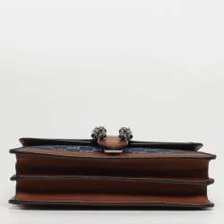 Pre Owned Gucci Dionysus Small Blue/Brown GG Denim Shoulder Bag