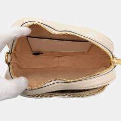 مملوكة مسبقًا Gucci Brown Mini Matelasse Leather Heart Crossbody