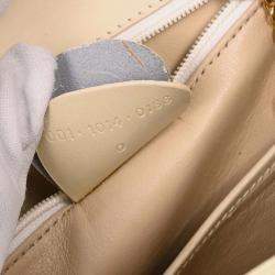 مملوكة مسبقًا Gucci Bamboo Beige Leather Top Handle Bag