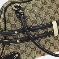 Pre Owned حقيبة يد غوتشي بامبو بني هورسبيت