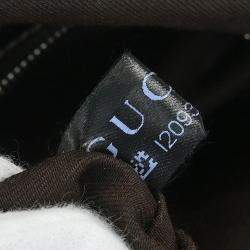 Pre Owned حقيبة يد غوتشي بامبو بني هورسبيت