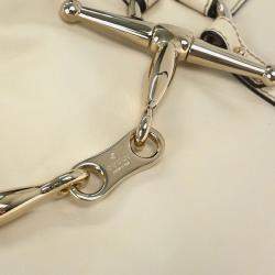 مملوكة مسبقًا Gucci Off-White Leather 85Th Anniversary Handbag