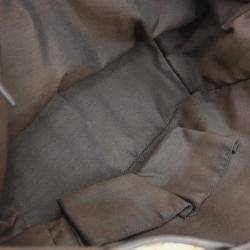 Pre Owned Gucci Brown Beige Gg Tote Bag