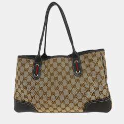 مملوكة مسبقًا حقيبة يد توتس غوتشي شيري جي جي بنية