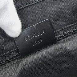 مملوكة مسبقًا Gucci GG Jackie Black Canvas Shoulder Bag
