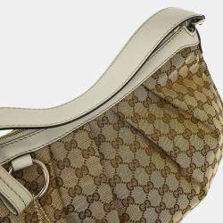 Pre Owned Gucci Brown Gg Handbag