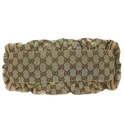 مملوكة مسبقًا Gucci Beige Gg Abbey D Ring Handbag