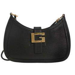 مملوكة مسبقًا Gucci Black Leather Shoulder Bag