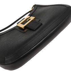 مملوكة مسبقًا Gucci Black Leather Shoulder Bag