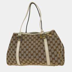 مملوكة مسبقًا Gucci Brown GG Tote Handbag