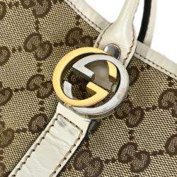 مملوكة مسبقًا Gucci Brown GG Tote Handbag