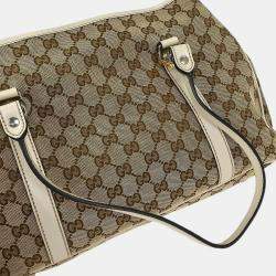 مملوكة مسبقًا Gucci Brown GG Tote Handbag