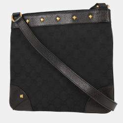مملوكة مسبقًا Gucci Black GG Shoulder Bag