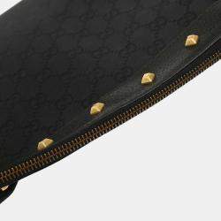مملوكة مسبقًا Gucci Black GG Shoulder Bag