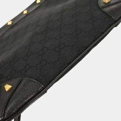 مملوكة مسبقًا Gucci Black GG Shoulder Bag