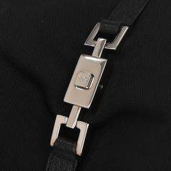 مملوكة مسبقًا حقيبة غوتشي سوداء نايلون