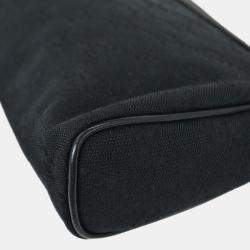 Pre Owned Gucci Black Gg Abbey D Ring Handbag