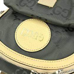Pre Owned Gucci Gray Gg Body Bag