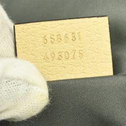 Pre Owned Gucci Gray Gg Body Bag